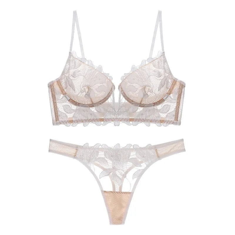 Florise - Set di lingerie estiva in pizzo per donne per festival