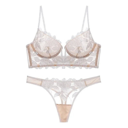 Florise - Set di lingerie estiva in pizzo per donne per festival