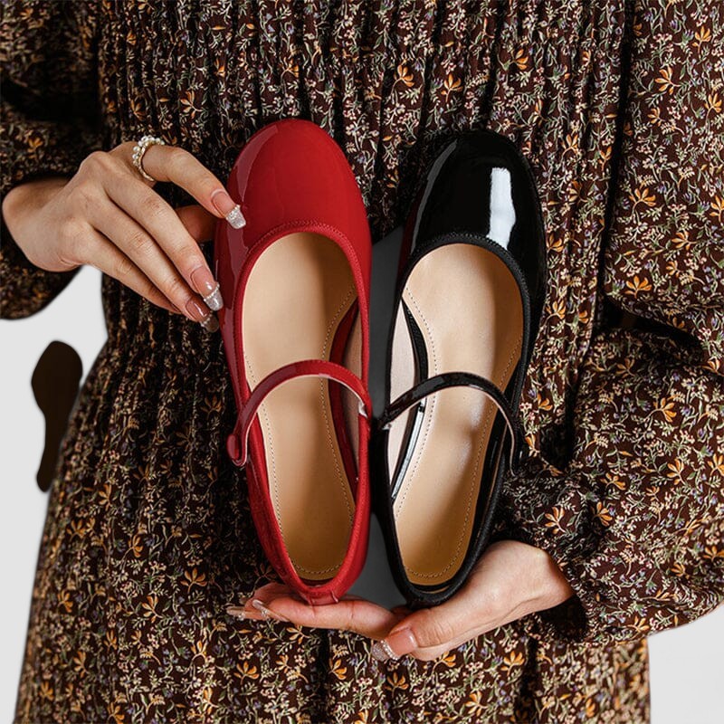 scarpe mary jane donna vernice