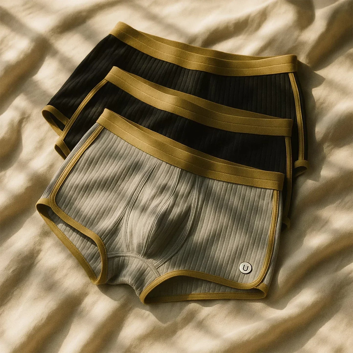 Slip hipster da donna senza cuciture in set da 3 – Slip in morbido cotone con elastico in vita