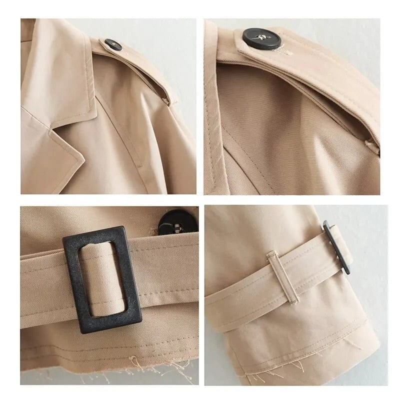 Tivélise - Trench coat corto e moderno