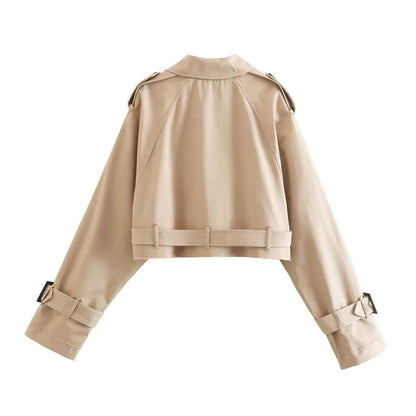 Tivélise - Trench coat corto e moderno
