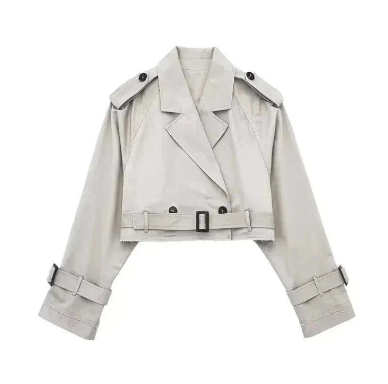Tivélise - Trench coat corto e moderno