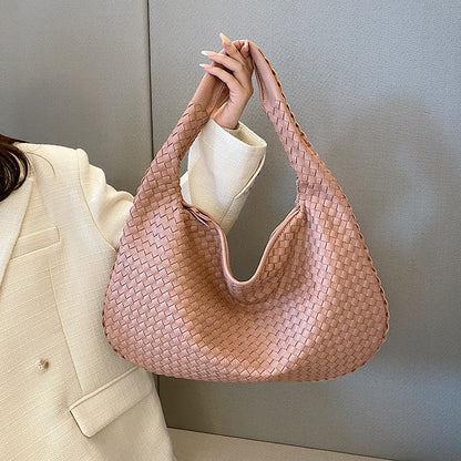 Dévia - Borsa a spalla in eco-pelle intrecciata