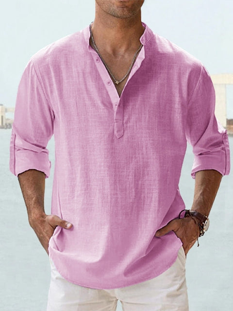 camicia lino uomo estate Jorvian