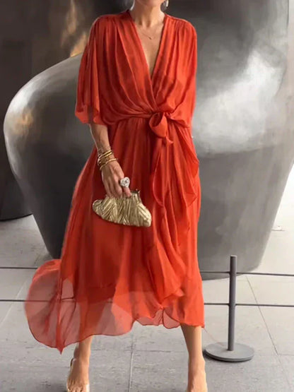 abito in seta donna