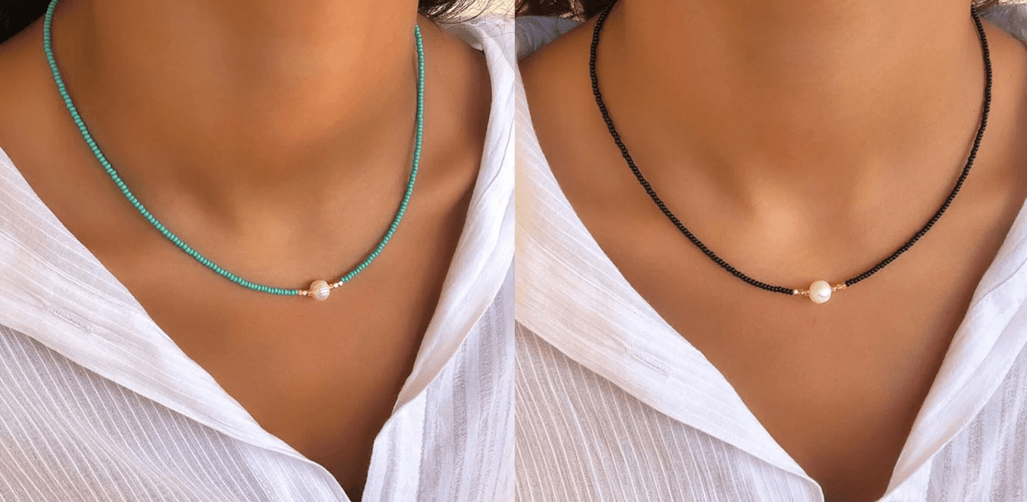 Nacréa - Collana in perle naturali 1+1 GRATIS