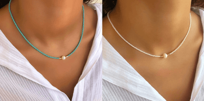 Nacréa - Collana in perle naturali 1+1 GRATIS