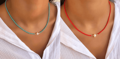 Nacréa - Collana in perle naturali 1+1 GRATIS