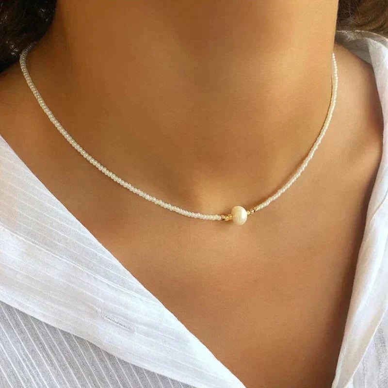 Nacréa - Collana in perle naturali 1+1 GRATIS