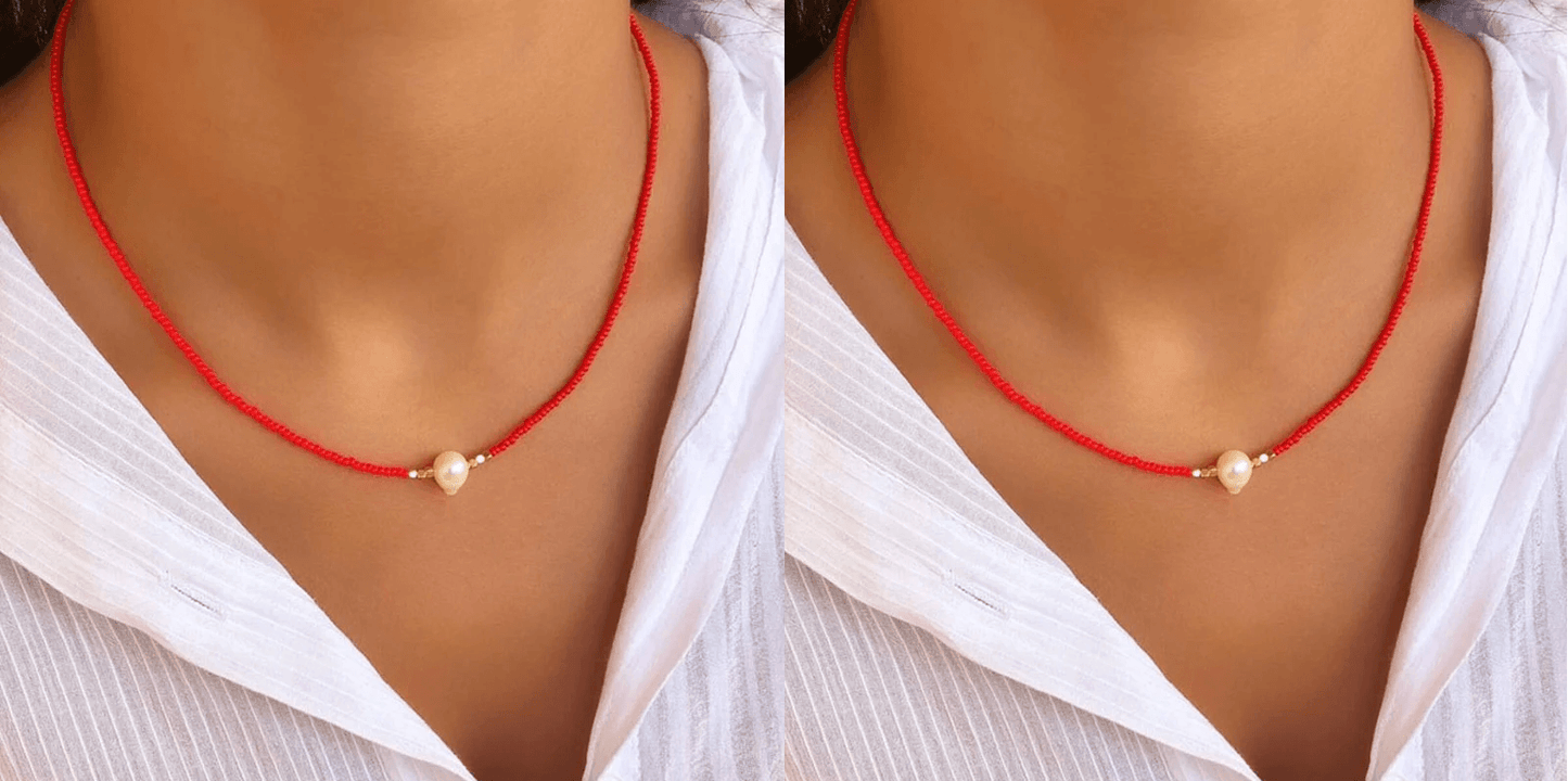 Nacréa - Collana in perle naturali 1+1 GRATIS