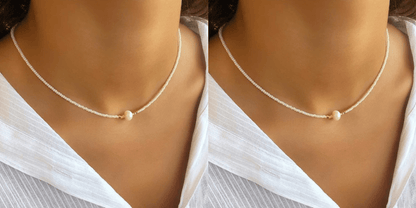 Nacréa - Collana in perle naturali 1+1 GRATIS