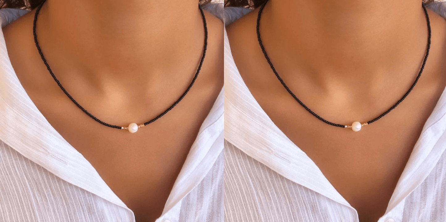 Nacréa - Collana in perle naturali 1+1 GRATIS