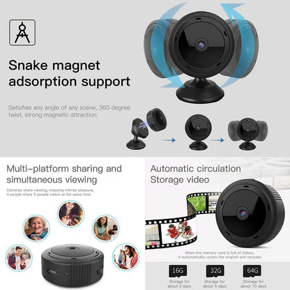 Sécuria - Telecamera di sicurezza WiFi EchoCam 1080P con visione notturna