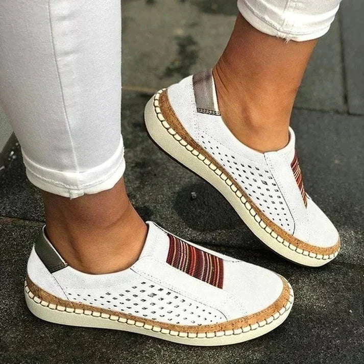 Comode Sneaker Slip-On per Donna – Scarpe da Tempo Libero Traspiranti con Suola a Wedge