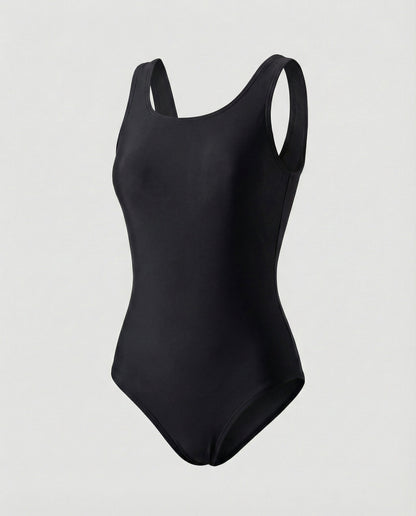 Costume da bagno modellante per donne – Design sfumato e scollatura elegante