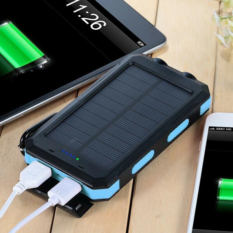 Voltisola - Batteria Solare Esterna 20.000 mAh, Impermeabile – Powerbank Portatile