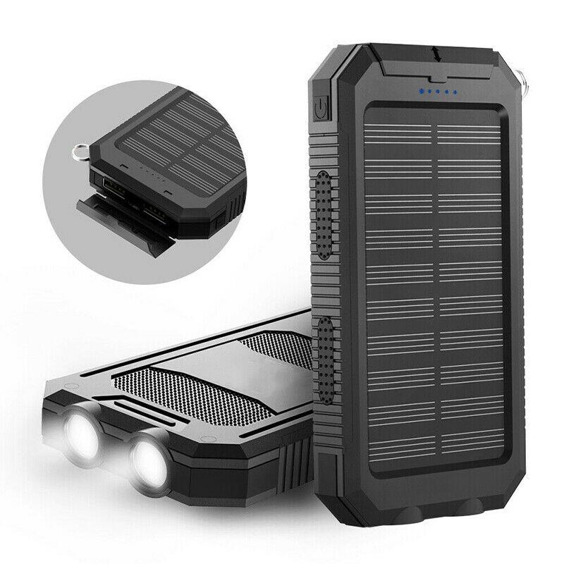 Voltisola - Batteria Solare Esterna 20.000 mAh, Impermeabile – Powerbank Portatile