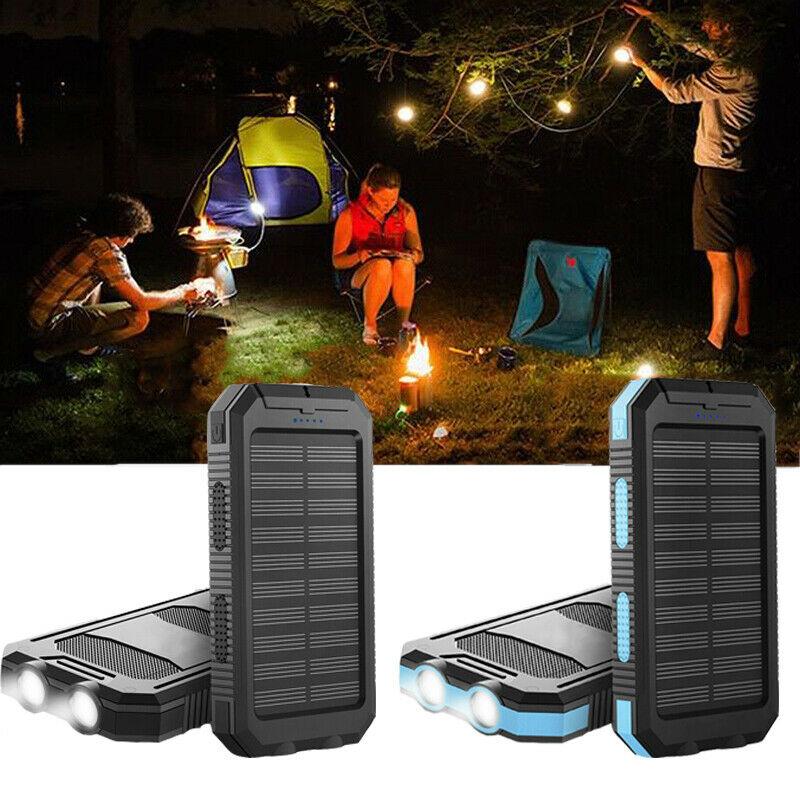 Voltisola - Batteria Solare Esterna 20.000 mAh, Impermeabile – Powerbank Portatile