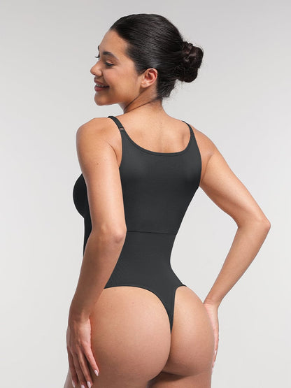 Body modellante Shapewear con spalline sottili – Controllo della pancia e comfort senza cuciture per donne