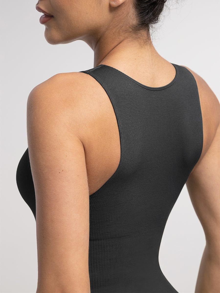 Costume da bagno modellante con zip – Sportivo Elegante & Controllo della pancia per donne