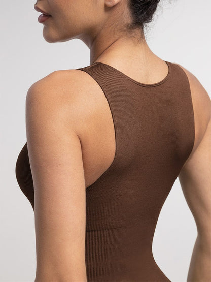 Costume da bagno modellante con zip – Sportivo Elegante & Controllo della pancia per donne