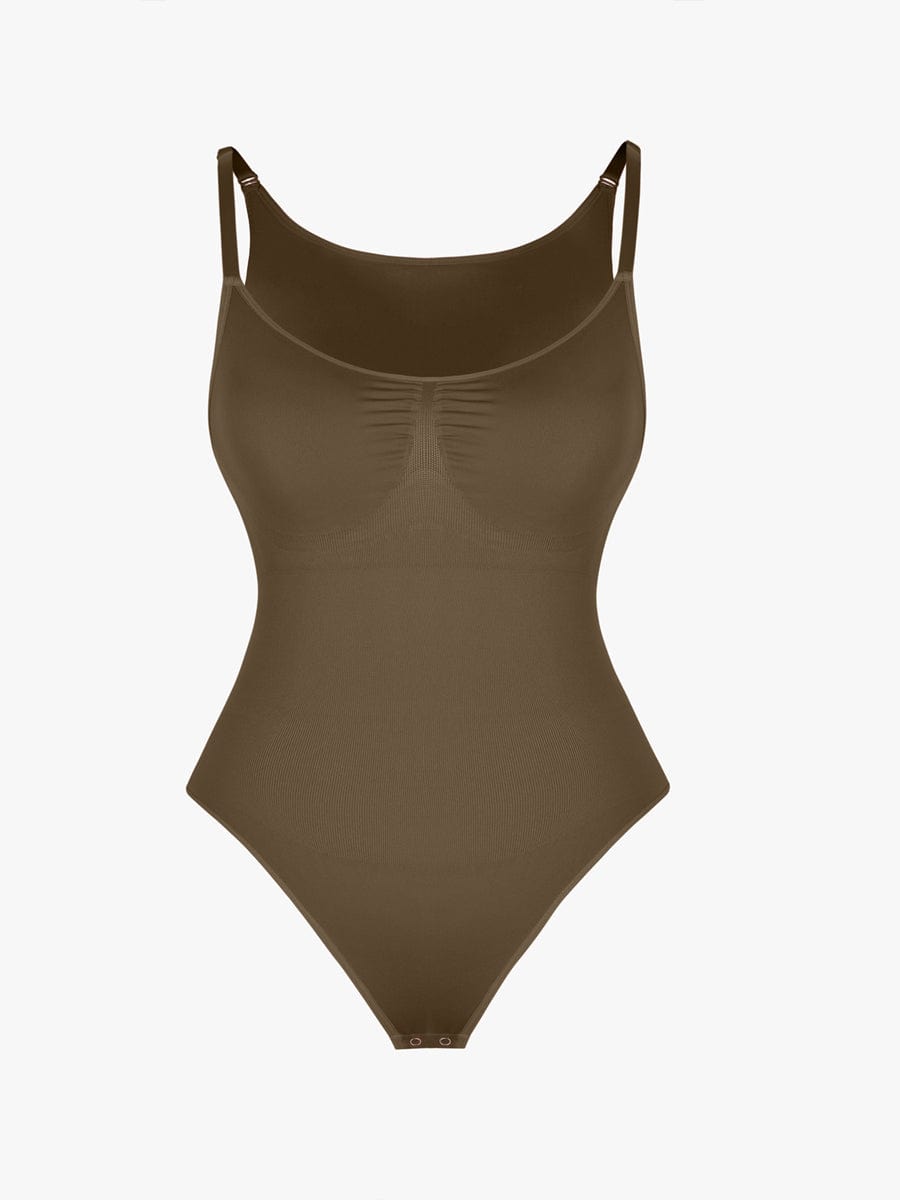 Body modellante Shapewear con spalline sottili – Controllo della pancia e comfort senza cuciture per donne