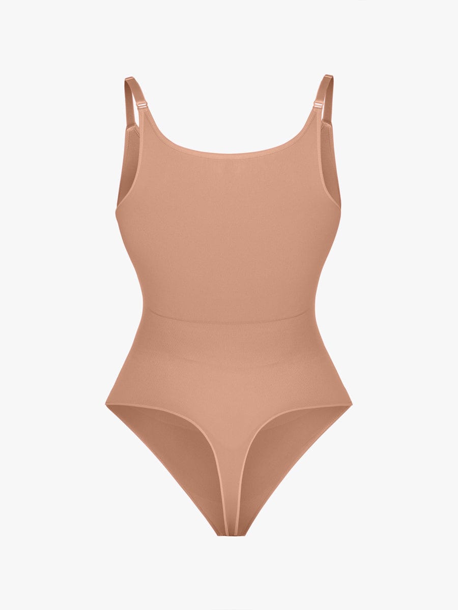 Body modellante Shapewear con spalline sottili – Controllo della pancia e comfort senza cuciture per donne