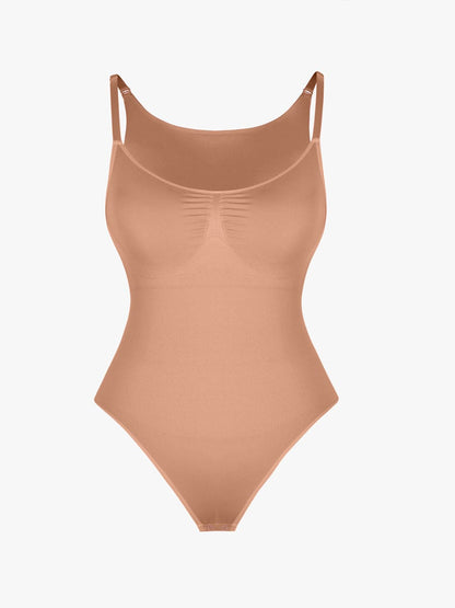 Body modellante Shapewear con spalline sottili – Controllo della pancia e comfort senza cuciture per donne