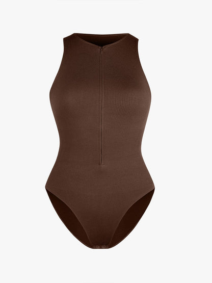 Costume da bagno modellante con zip – Sportivo Elegante & Controllo della pancia per donne