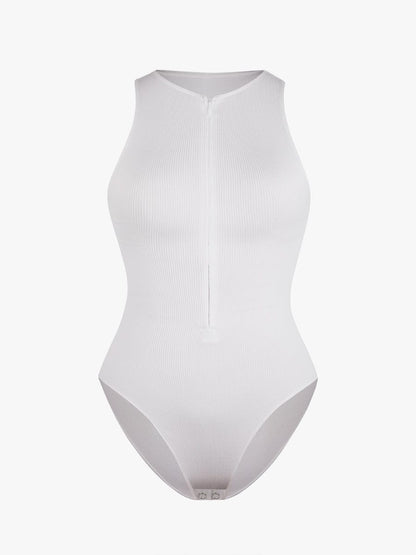 Costume da bagno modellante con zip – Sportivo Elegante & Controllo della pancia per donne