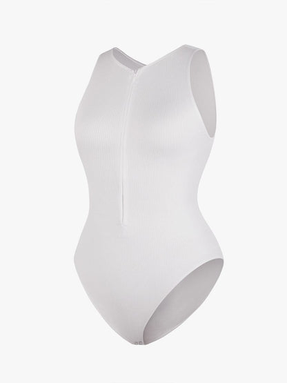 Costume da bagno modellante con zip – Sportivo Elegante & Controllo della pancia per donne