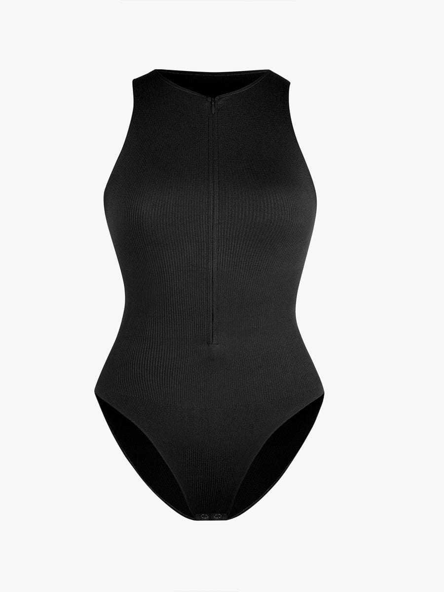 Costume da bagno modellante con zip – Sportivo Elegante & Controllo della pancia per donne