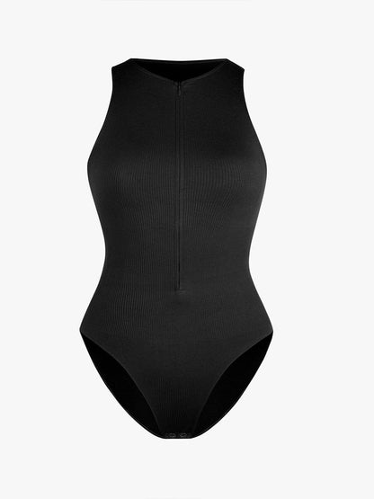 Costume da bagno modellante con zip – Sportivo Elegante & Controllo della pancia per donne