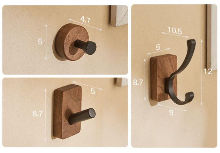 Autocroch - Ganci in Legno Autoadesivi