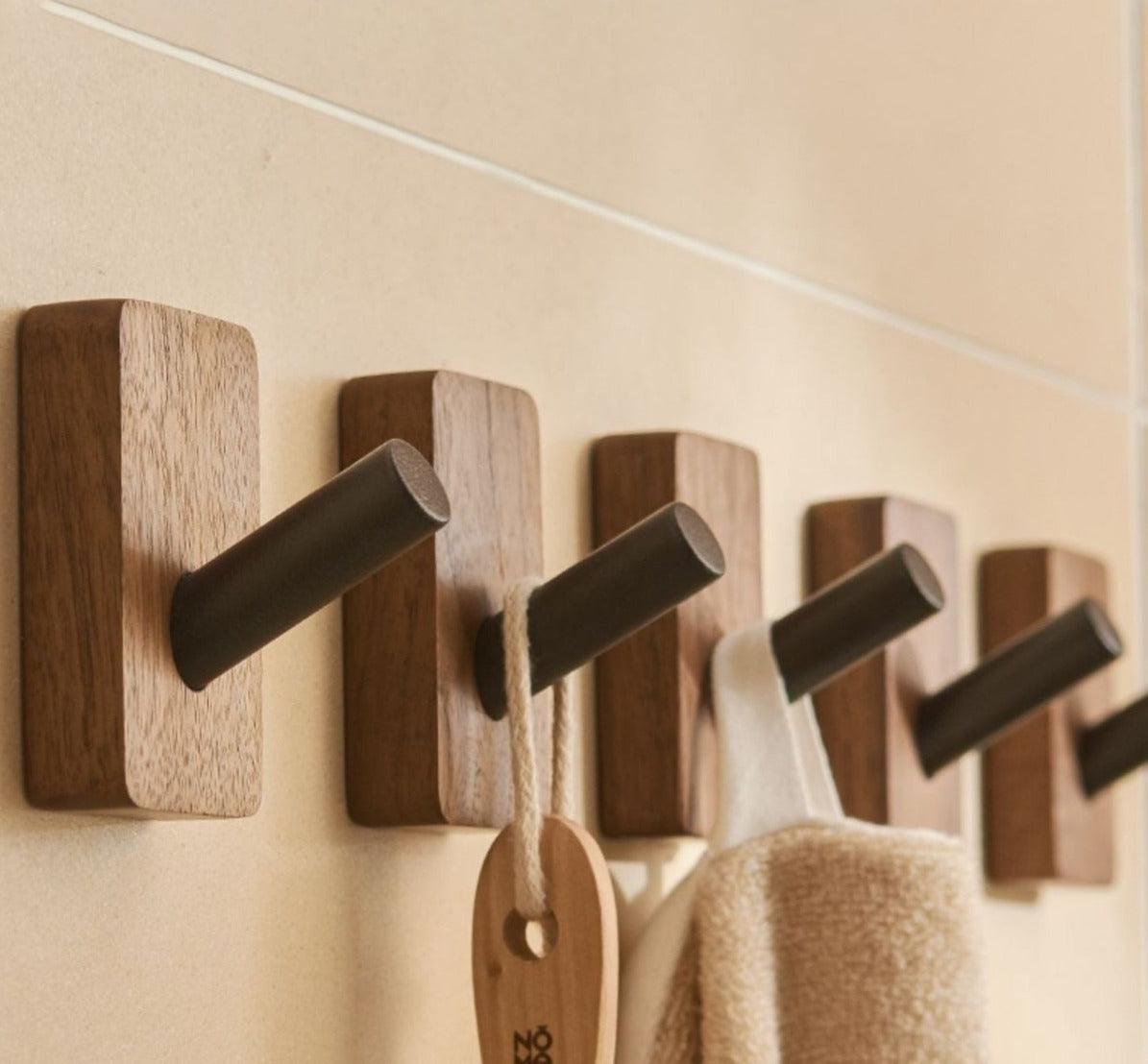 Autocroch - Ganci in Legno Autoadesivi