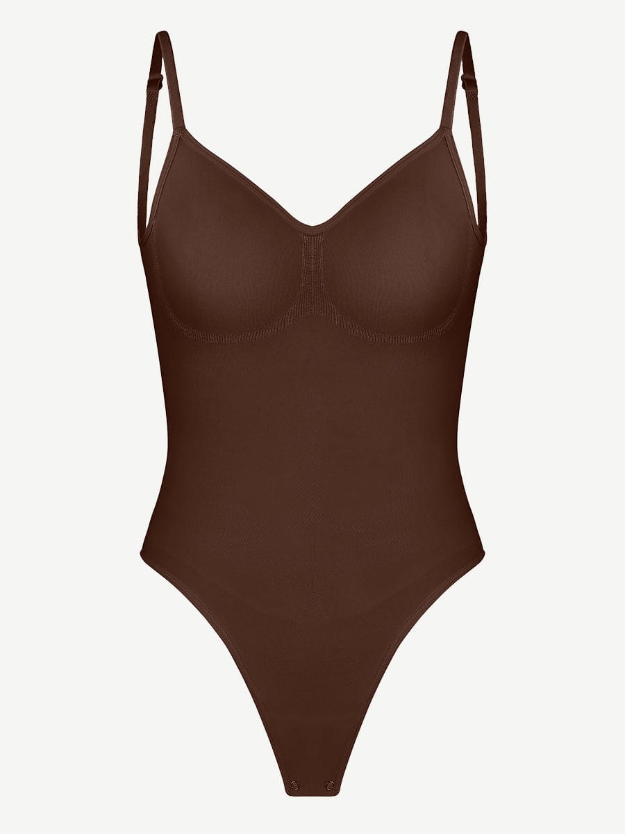 Body modellante con spalline a spaghetti – Seamless Shapewear per donne in elegante vestibilità