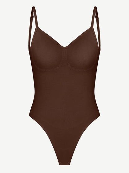 Body modellante con spalline a spaghetti – Seamless Shapewear per donne in elegante vestibilità