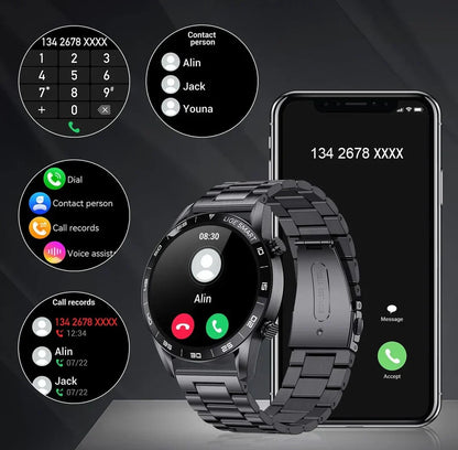 ChronoVivant - Smartwatch di Lusso per Uomini | Modalità Multisport | Monitoraggio della Salute