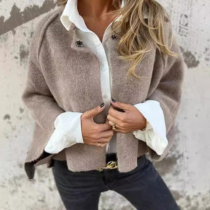 Célestine - Giacca di transizione elegante e morbida per la primavera con maniche ampie
