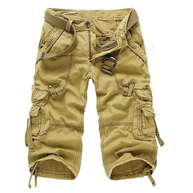 Pantaloni Cargo da Uomo con Cintura – Pantaloni Outdoor Resistenti con Multi-Tasche e Stile Casual