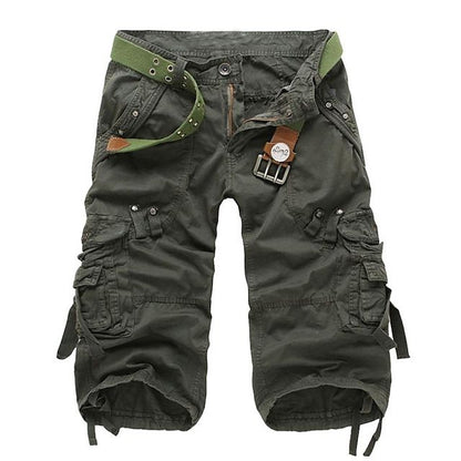 Pantaloni Cargo con Cintura per Uomo – Pantaloni Casual Resistenti con Molte Tasche