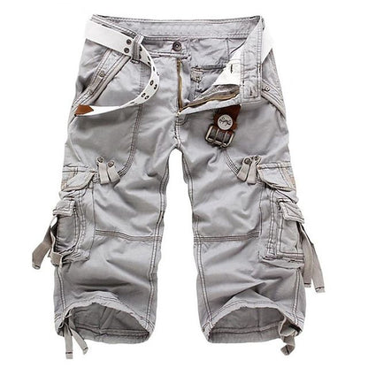 Pantaloni Cargo con Cintura per Uomo – Pantaloni Casual Resistenti con Molte Tasche