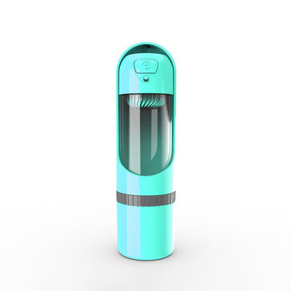 Bottiglia d'acqua portatile 2-in-1 per cani – Distributore di acqua e cibo per viaggi