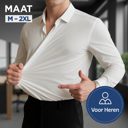 Théo - Camicia Mirabella, Antifreddo e Stretch per Primavera e Estate, Elegante per Uomini