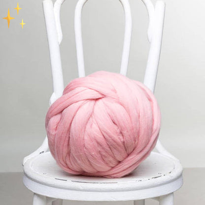 Chunky XL Filato in Lana 1000 Gramm DIY per Lavorare a Maglia una Meravigliosa Coperta Morbida