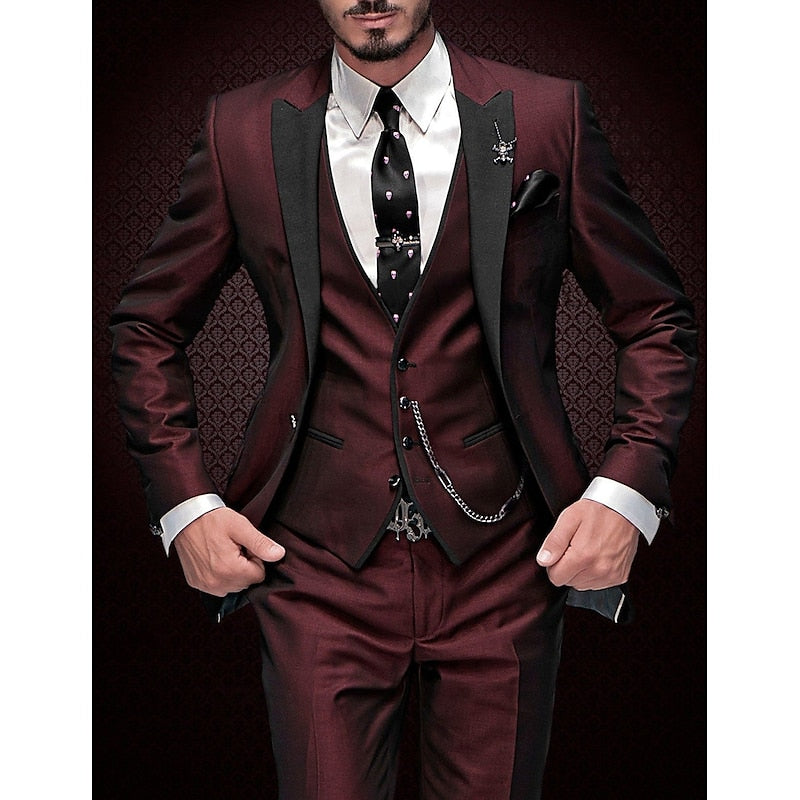 completo uomo elegante 3 pezzi